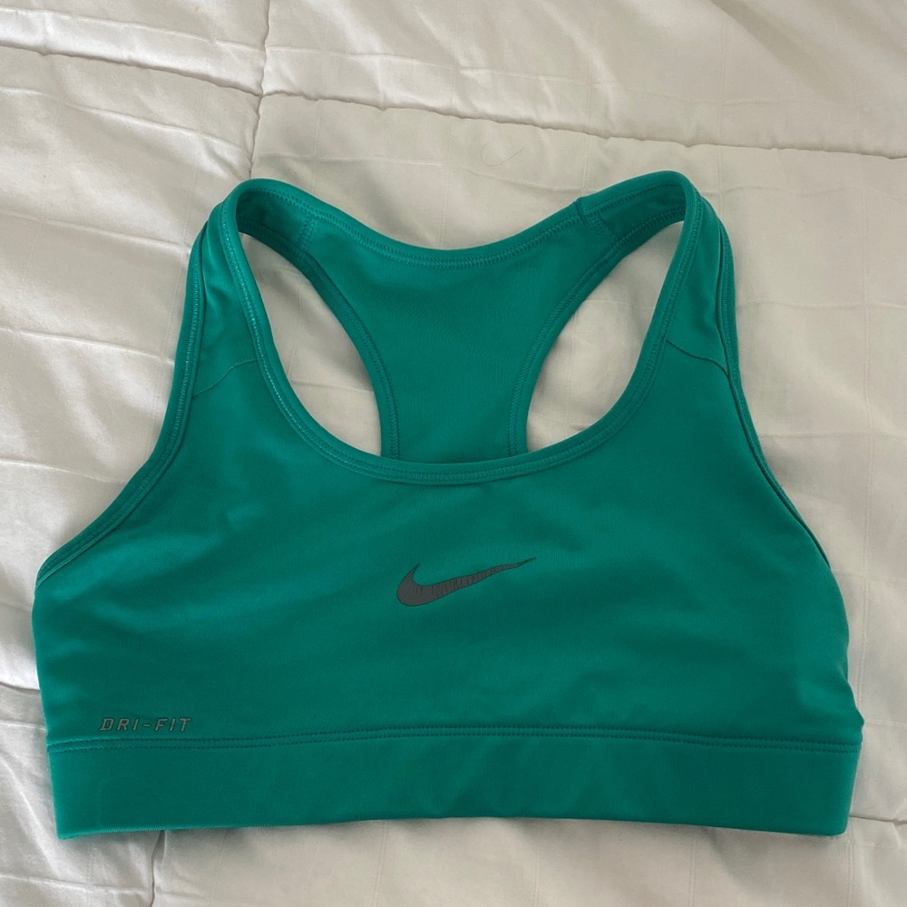 Nike Women's Green Dri-FIT Sports Bra